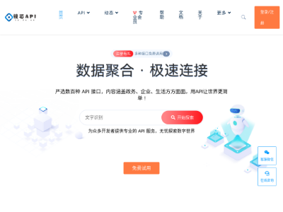 镜芯API - 安全高效免费的API调用服务